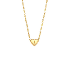 Cargar imagen en el visor de la galería, MINI HEART INITIAL NECKLACE