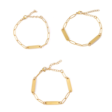 Cargar imagen en el visor de la galería, BAR TAG BRACELET