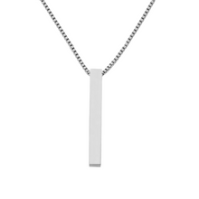 Cargar imagen en el visor de la galería, ENGRAVABLE BAR NECKLACE