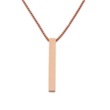 Cargar imagen en el visor de la galería, ENGRAVABLE BAR NECKLACE