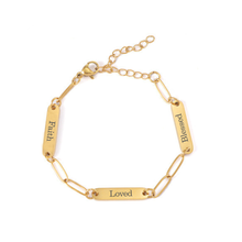 Cargar imagen en el visor de la galería, BAR TAG BRACELET