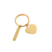 Cargar imagen en el visor de la galería, LOVE TAG CUSTOM KEYCHAIN