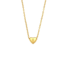 Cargar imagen en el visor de la galería, MINI HEART INITIAL NECKLACE