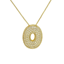 Cargar imagen en el visor de la galería, BALLOON GOLD LETTER NECKLACE