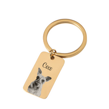 Cargar imagen en el visor de la galería, RECTANGLE CUSTOM KEYCHAIN
