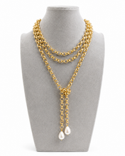 Cargar imagen en el visor de la galería, LAZO GOLD NECKLACE 60”
