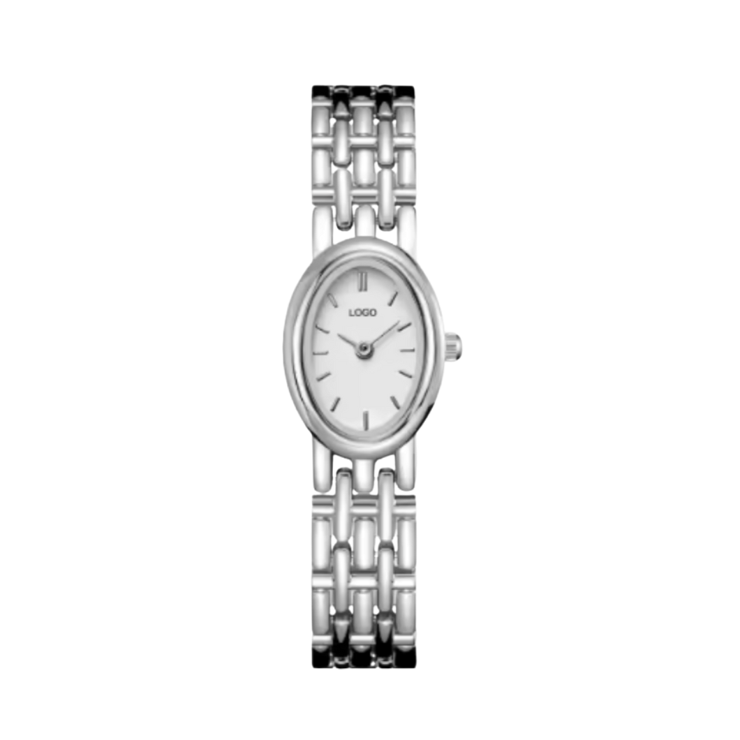 OVAL SILVER WATCH