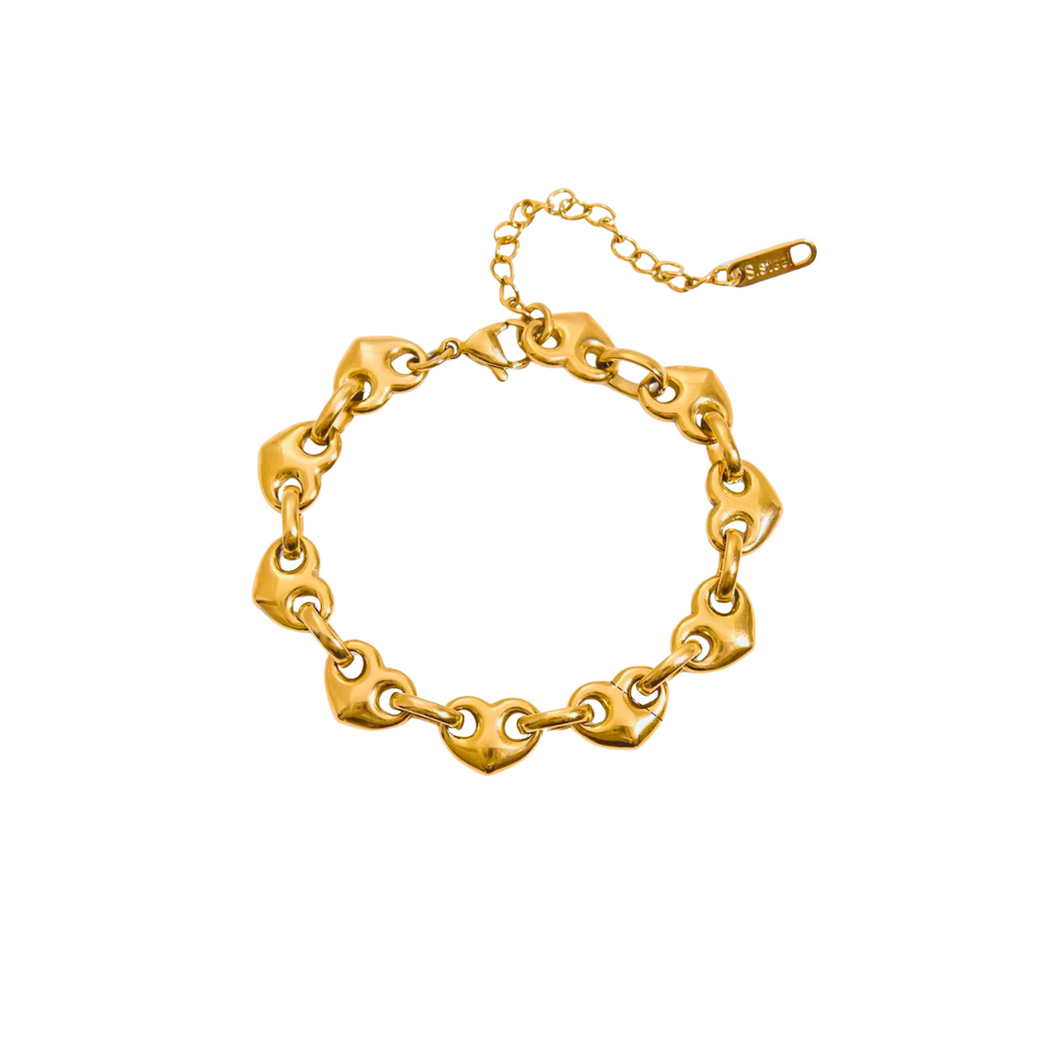 CELINE HEART BRACELET