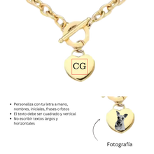 Cargar imagen en el visor de la galería, ETERNAL LOVE ENGRAVED NECKLACE (GOLD)
