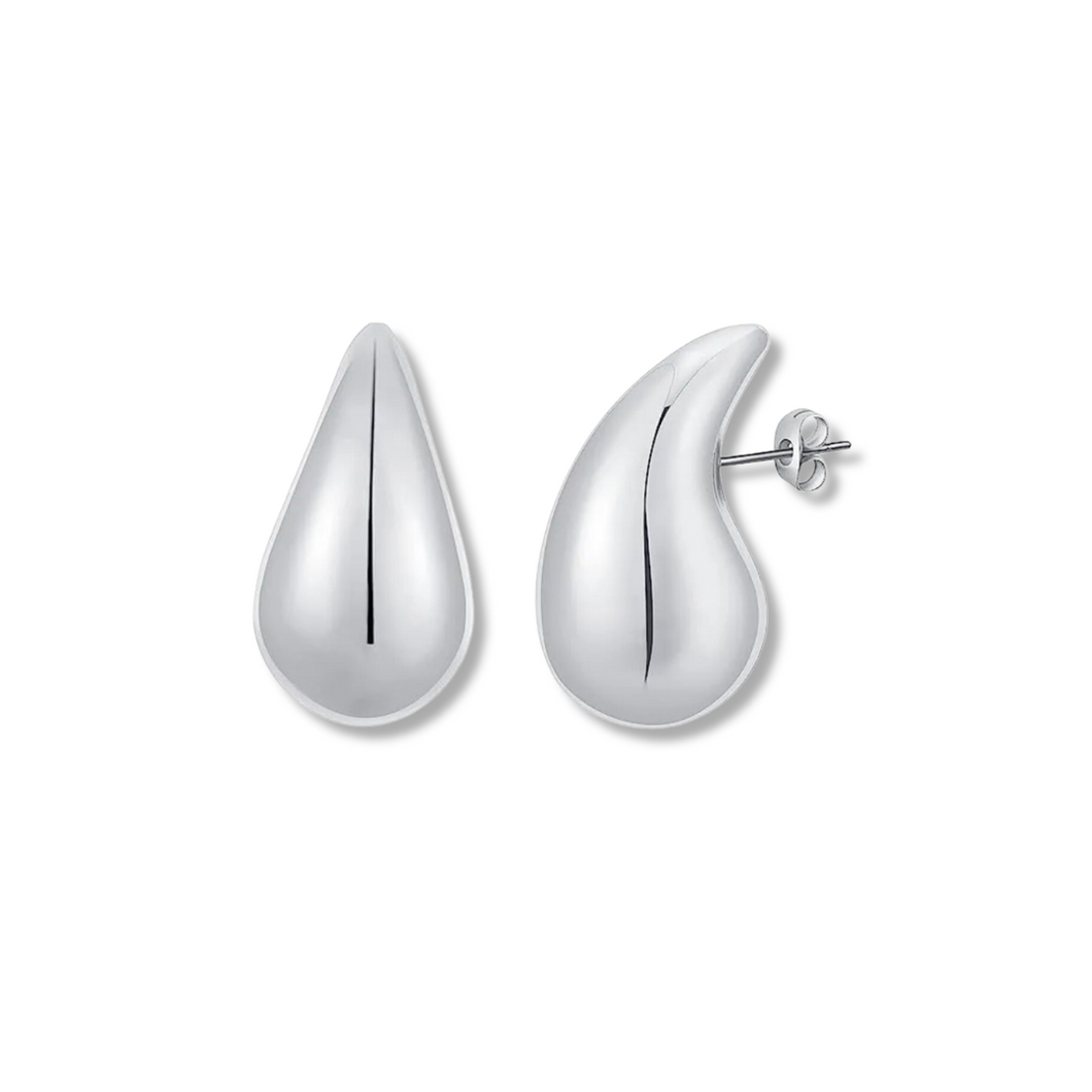 WATER DROP EARRING 'SILVER'