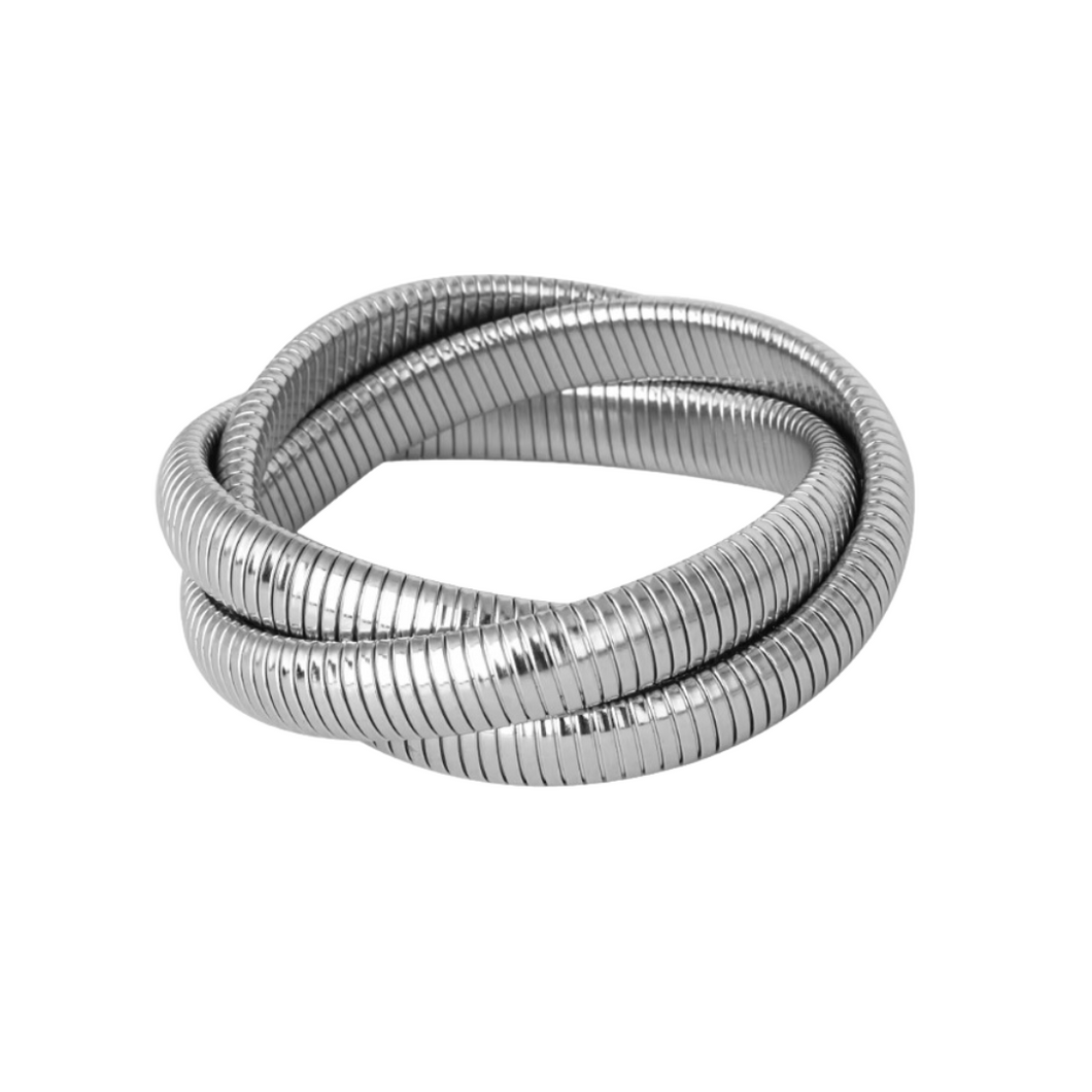 STELLA TRIPLE BRACELET SILVER