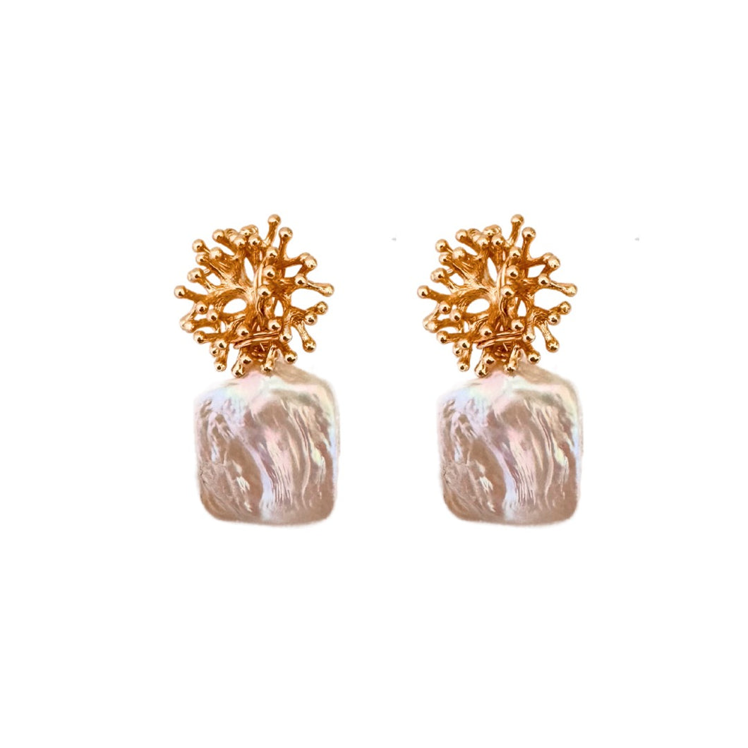 CORALINE GOLD EARRINGS