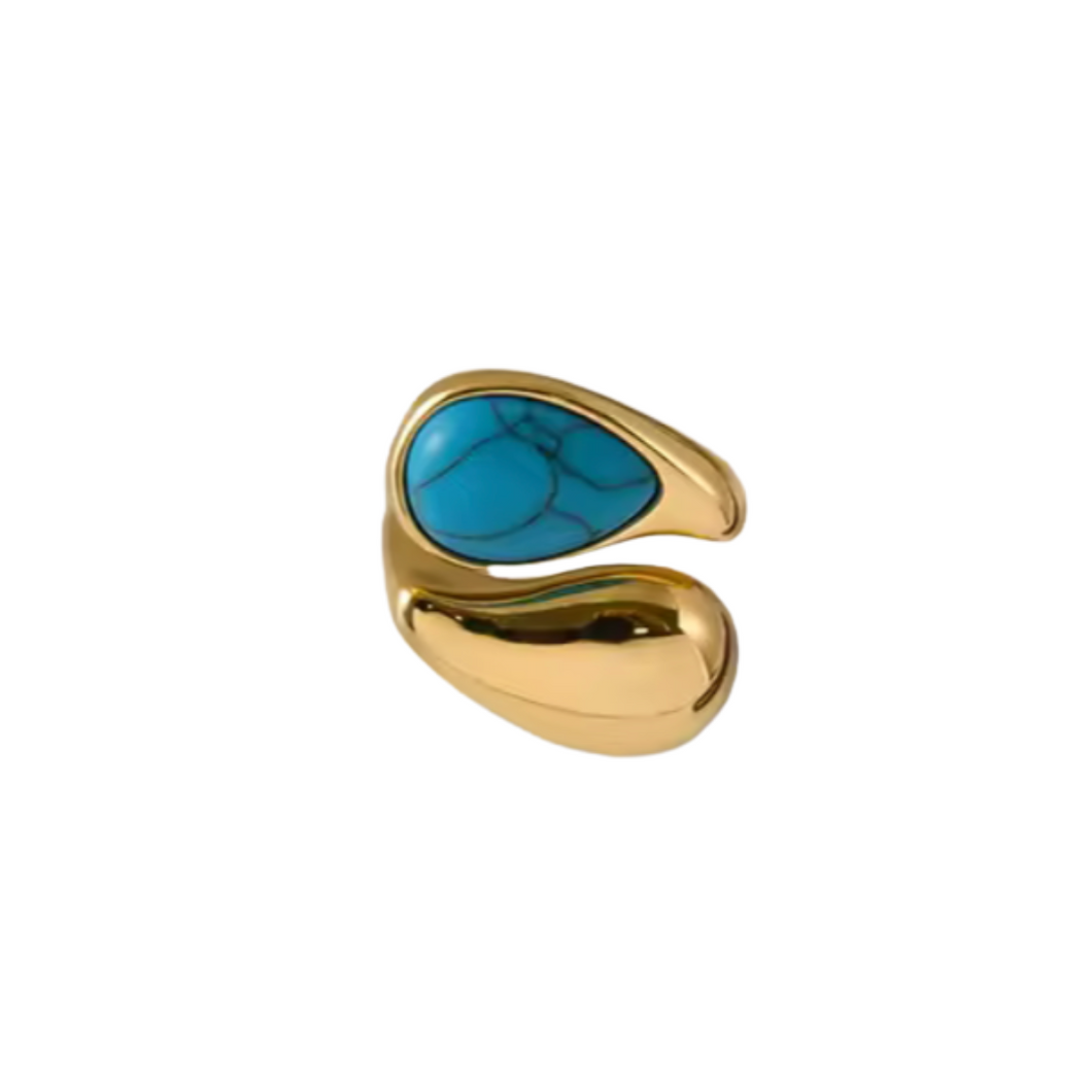 WATER DROP TURQUOISE RING
