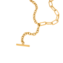 Cargar imagen en el visor de la galería, CHUNKY T LARIAT NECKLACE
