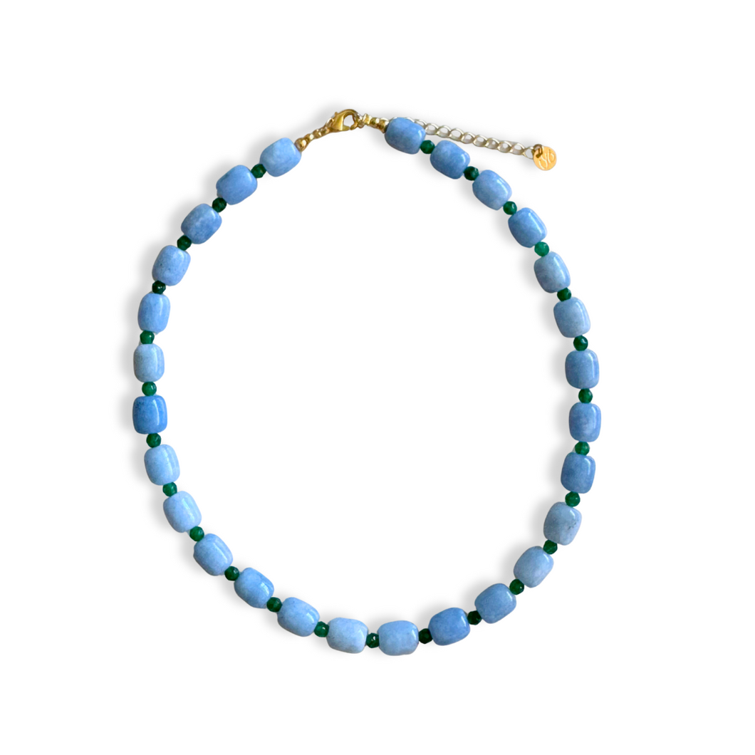 SKY BLUE AMAZONITE NECKLACE