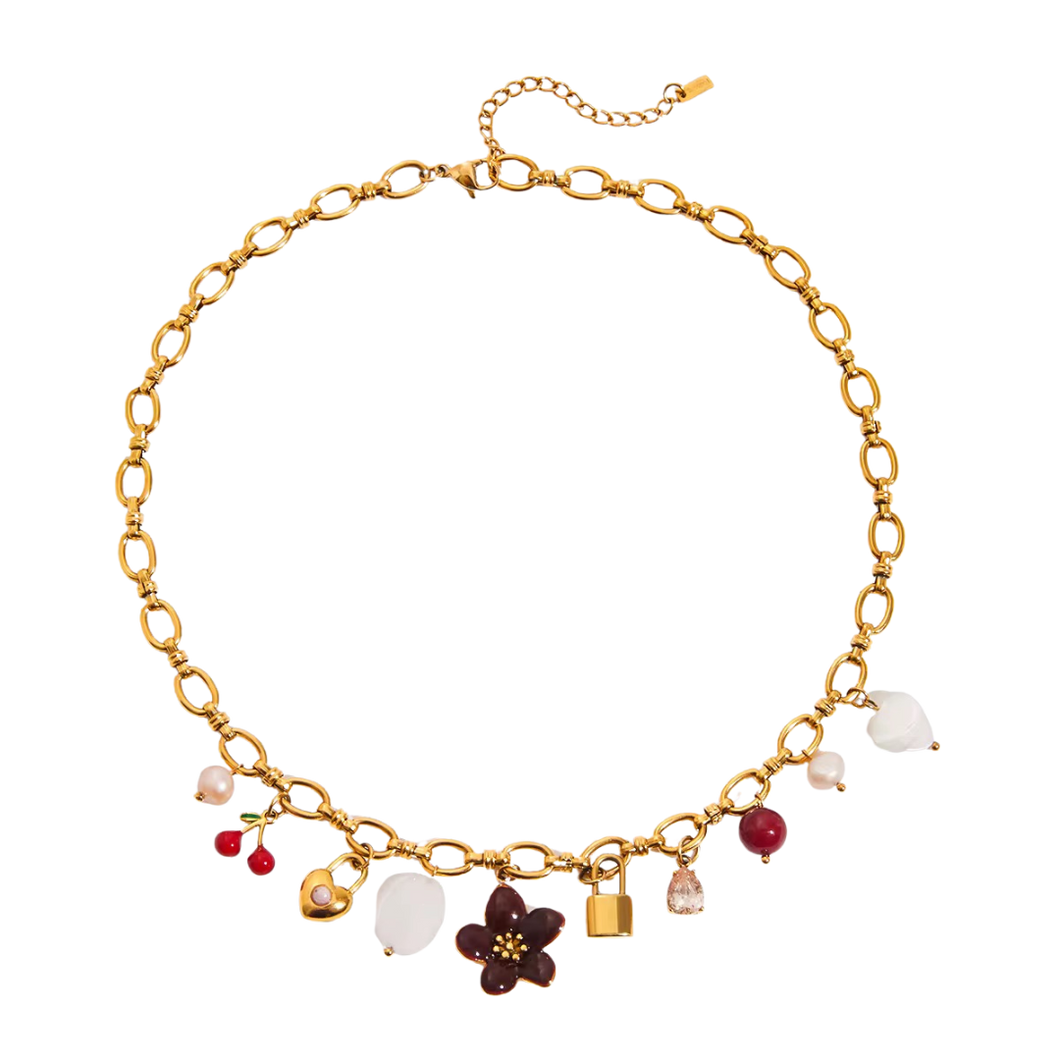 BLOOM CHARM NECKLACE