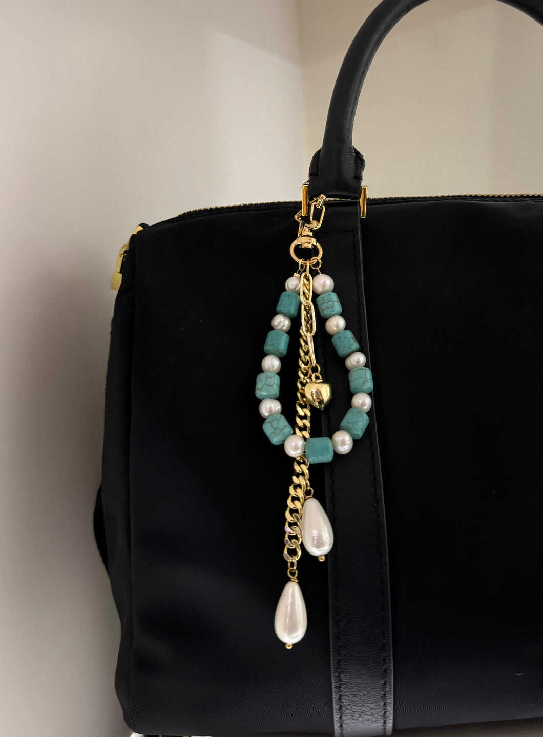 TURQUOISE BAG CHARM