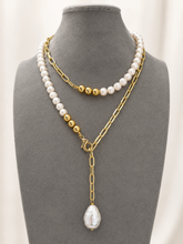 Cargar imagen en el visor de la galería, NORA PEARL WRAP NECKLACE
