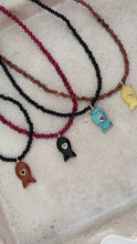 Cargar imagen en el visor de la galería, GEMSTONE FISH NECKLACE

