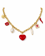 Cargar imagen en el visor de la galería, VALENTINES CHARMED NECKLACE
