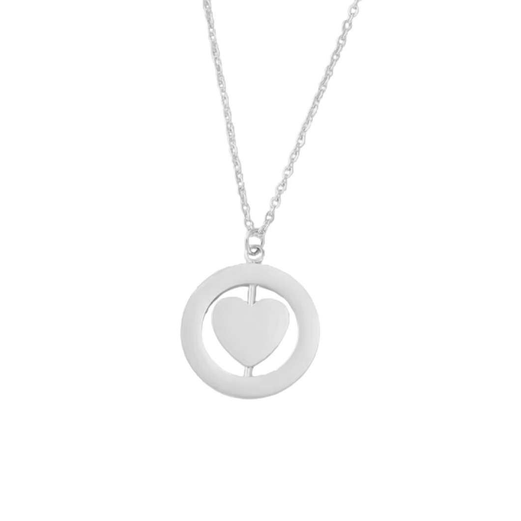 ROTATING HEART NECKLACE