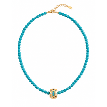 Cargar imagen en el visor de la galería, GEMSTONE TURQUOISE NECKLACE
