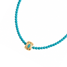 Cargar imagen en el visor de la galería, GEMSTONE TURQUOISE NECKLACE
